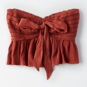 American Eagle Outfitters Tube Top - XS Rust Color
